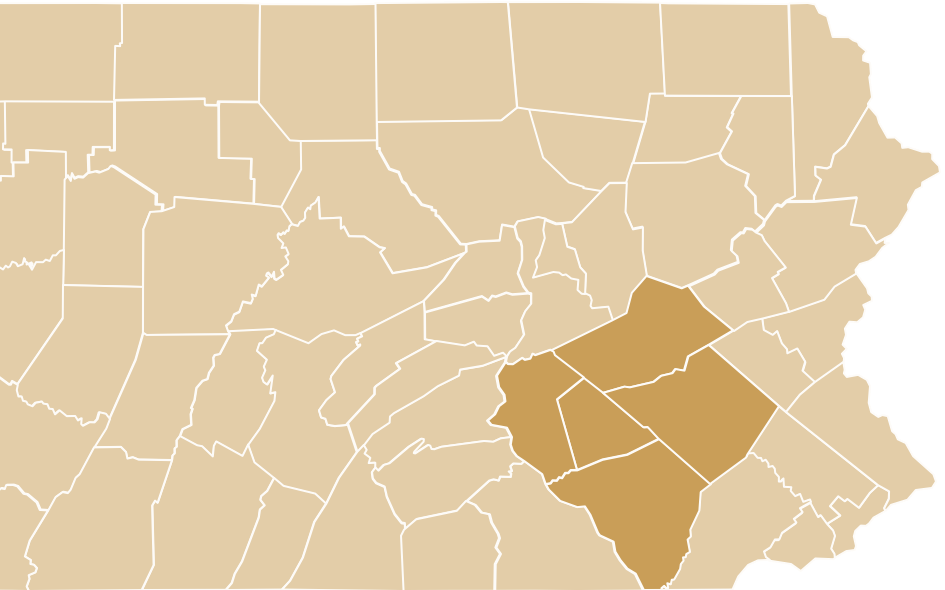 Earl Weaver service area map