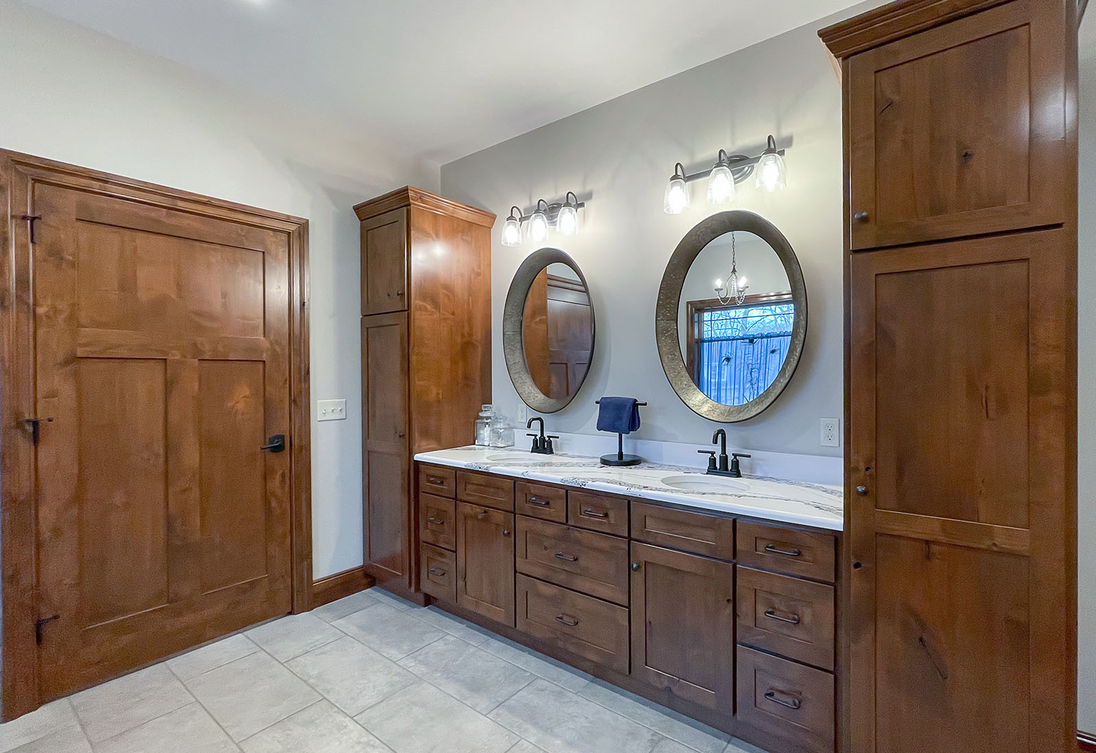 Bathroom interior of new home build in Wernersville, PA