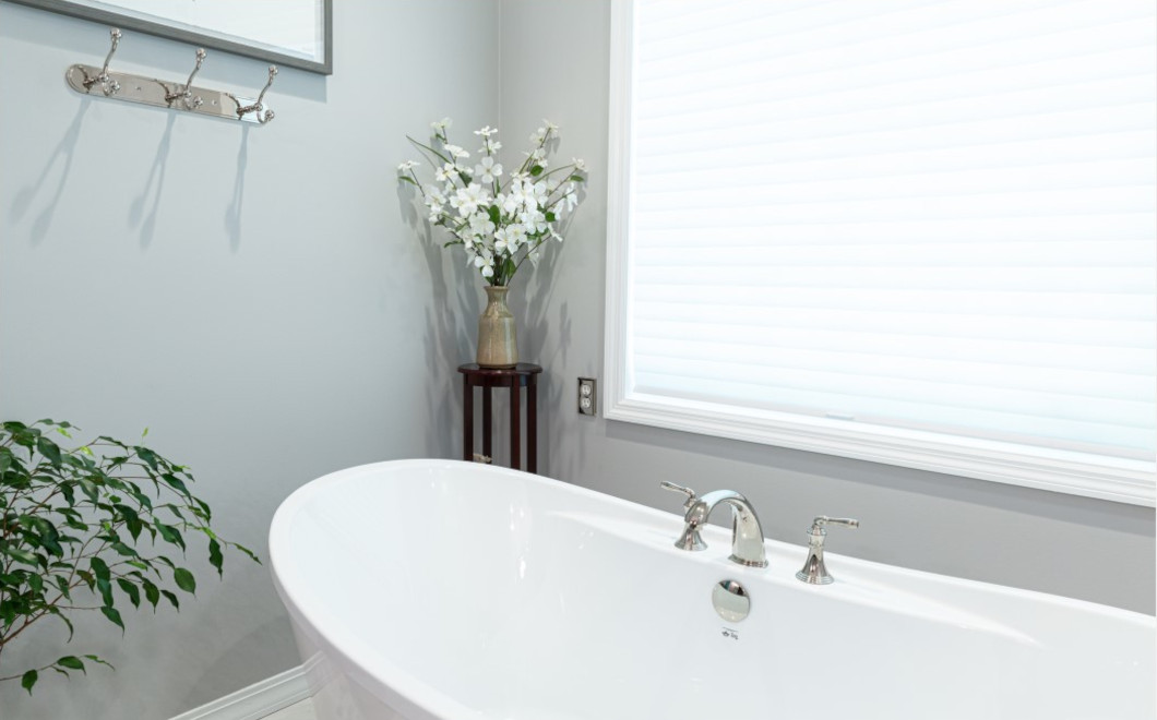 Freestanding soaking tub installation in Newmanstown, PA